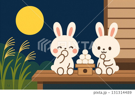 月見 中秋の名月 月見 中秋の名月 131314489