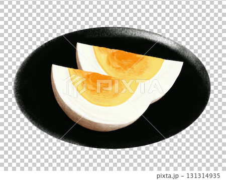 2 塊水煮蛋角（黑色盤子） 131314935