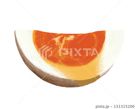 ゆで卵のくし切り1個（半熟） 131315200