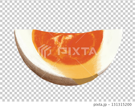 ゆで卵のくし切り1個（半熟） 131315200