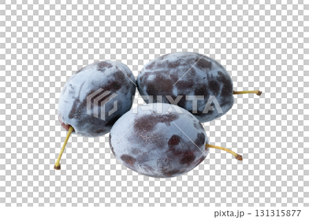 透明背景上的三個梅干(png) 透明背景上的三個梅干(png) 131315877