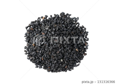 透明背景（png）に黒ごま（生ごま） 131316366