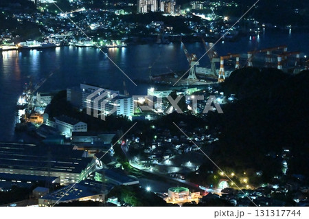 長崎港　夜景　(稲佐山より撮影 Nagasaki Japan) 131317744