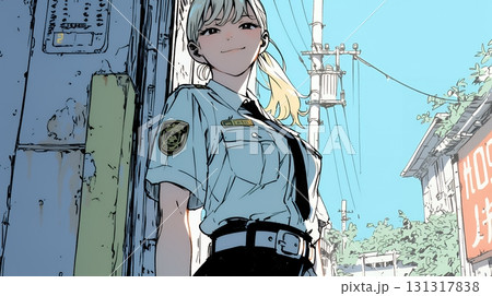 女性の警備員 131317838
