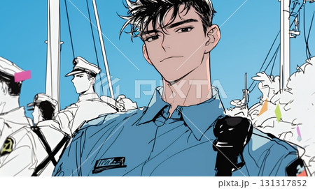 男性警備員 男性警備員 131317852