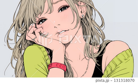 歯痛で頬を押さえている女性