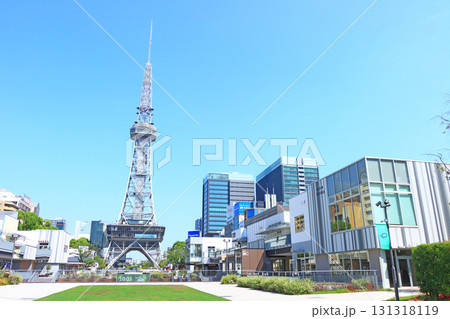 愛知県名古屋市、名古屋テレビ塔の風景 愛知県名古屋市、名古屋テレビ塔の風景 131318119