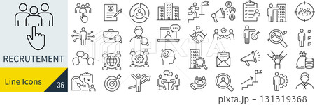 リクルートに関するアイコンセット 131319368