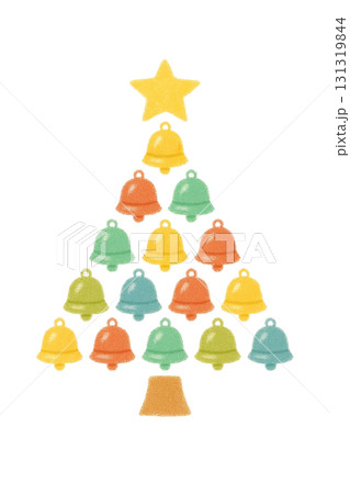 ベルのクリスマスツリーのイラスト 131319844