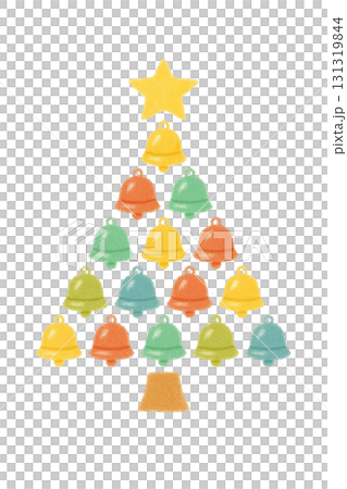 ベルのクリスマスツリーのイラスト 131319844
