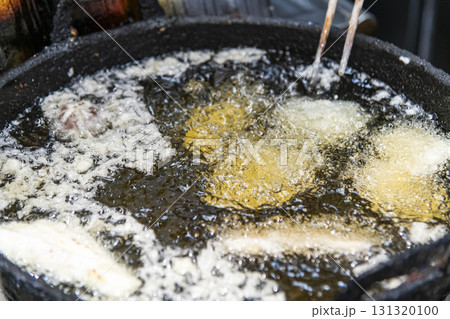 天ぷらや揚げ物の調理 131320100
