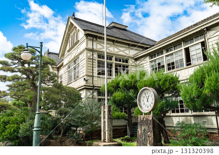 旧遷喬尋常小学校　初秋の風景5　岡山県真庭市 131320398