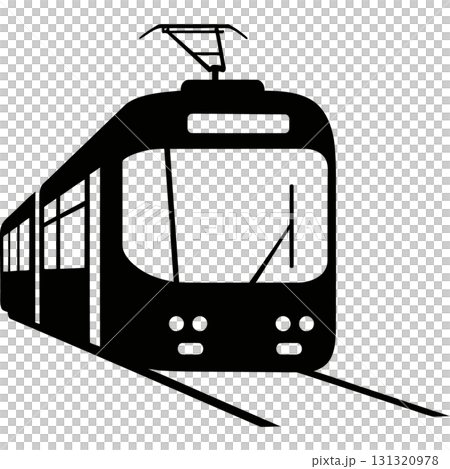 vector illustration of a subway train icon 131320978
