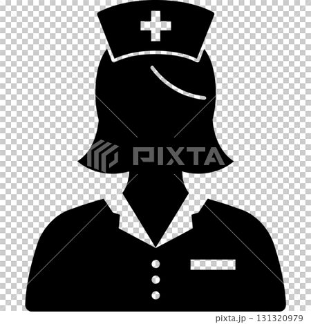 medical people with stethoscopes flat icon with long shadow medical people with stethoscopes flat icon with long shadow 131320979