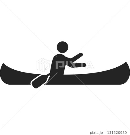 Silhouette of a person rowing a boat focused on the activity of rowing a person seated in a boat rowing a boat rowing sport rowing competition Silhouette of a person rowing a boat focused on the activity of rowing a person seated in a boat rowing a boat rowing sport rowing competition 131320980