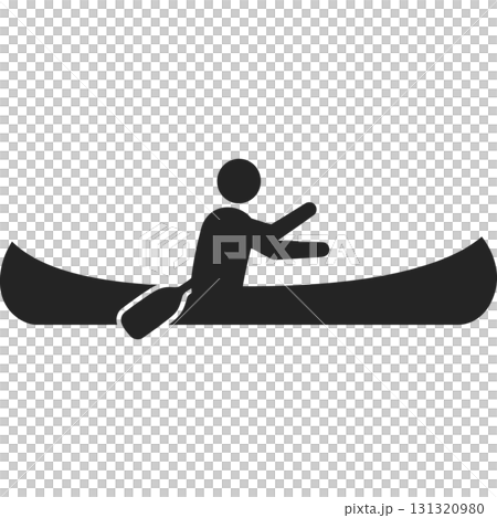 Silhouette of a person rowing a boat focused on the activity of rowing a person seated in a boat rowing a boat rowing sport rowing competition Silhouette of a person rowing a boat focused on the activity of rowing a person seated in a boat rowing a boat rowing sport rowing competition 131320980