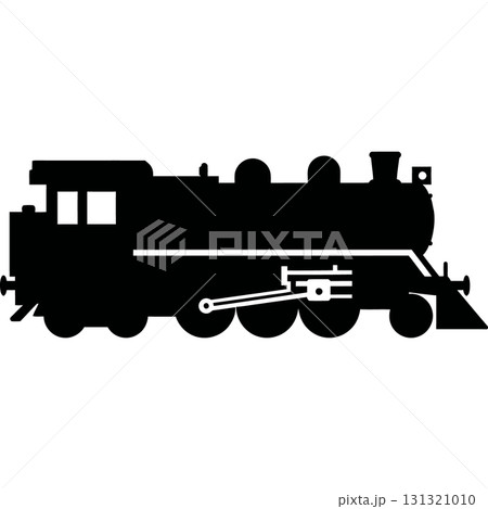 rail wagon silhouette on white background 131321010