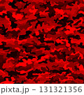 Ruby red, colored seamless pattern. Abstract military or police camouflage 131321356