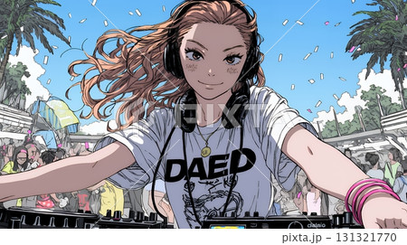 女性DJ 131321770