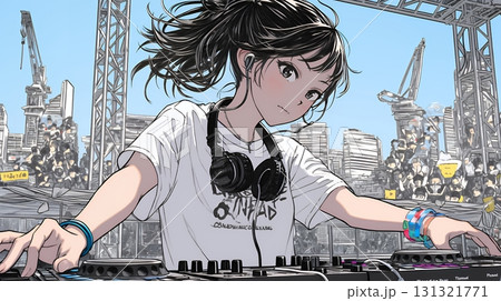 女性DJ 131321771