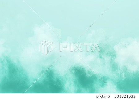 Soft aqua clouds create a serene atmosphere on a clear day 131321935