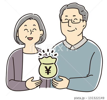 資産を抱える老夫婦 資産を抱える老夫婦 131322149