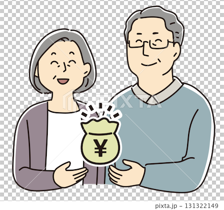 Elderly couple with assets 131322149