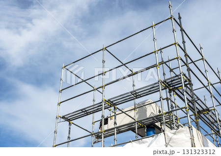 足場　青空 131323312