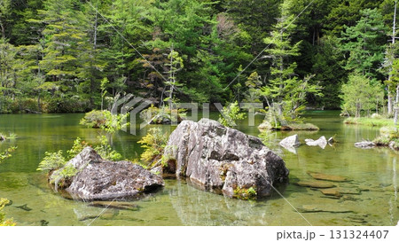 上高地 明神池 二の池 上高地 明神池 二の池 131324407