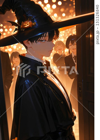 シックなゴシック調のハロウィン人物イラスト(縦長01) シックなゴシック調のハロウィン人物イラスト(縦長01) 131326840