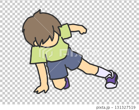 Child practicing breakdancing 131327519