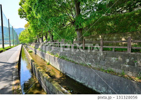 播磨「山﨑城跡」　石垣と郭 131328056
