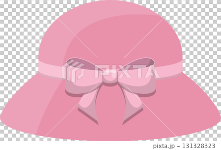 A delightful pink sunhat with a ribbon and bow, perfect for sunny days and playful outings. A delightful pink sunhat with a ribbon and bow, perfect for sunny days and playful outings. 131328323