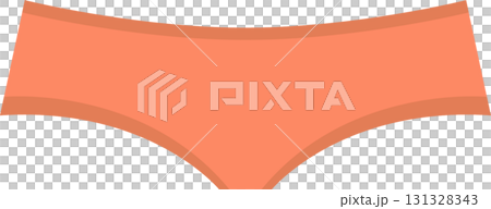 Close-up studio shot of a peach colored undergarment displayed on a black backdrop. Close-up studio shot of a peach colored undergarment displayed on a black backdrop. 131328343