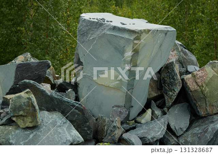 An Abstract Rock Formation in a Natural Setting A stunning display of natures artistry An Abstract Rock Formation in a Natural Setting A stunning display of natures artistry 131328687