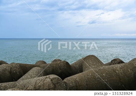 夏の海岸からの眺め　糸魚川市 131328924