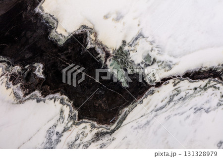 Panda White Marble background, texture in classic colors for your personal design work. 131328979