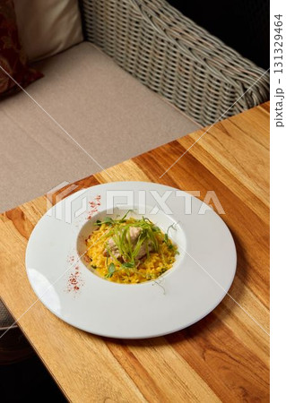 Savor an exquisite Gourmet Pasta Dish, beautifully presented, suitable for any occasion to impress Savor an exquisite Gourmet Pasta Dish, beautifully presented, suitable for any occasion to impress 131329464