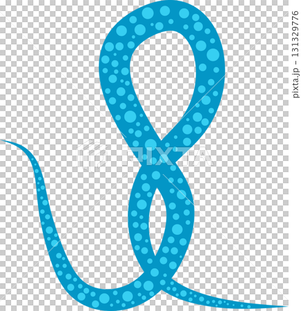 Blue illustrated virus structure with rounded head on black. Vector illustration of a virus. Blue illustrated virus structure with rounded head on black. Vector illustration of a virus. 131329776
