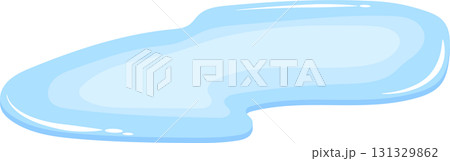 A translucent blue blob with rounded edges and subtle shading, resembling a liquid shape on black. A translucent blue blob with rounded edges and subtle shading, resembling a liquid shape on black. 131329862