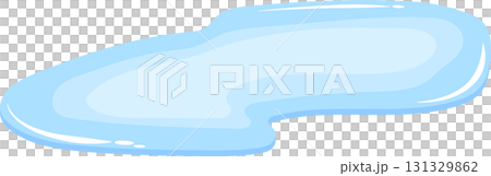 A translucent blue blob with rounded edges and subtle shading, resembling a liquid shape on black. A translucent blue blob with rounded edges and subtle shading, resembling a liquid shape on black. 131329862