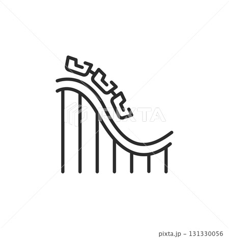 Rollercoaster Icon Rollercoaster Icon 131330056