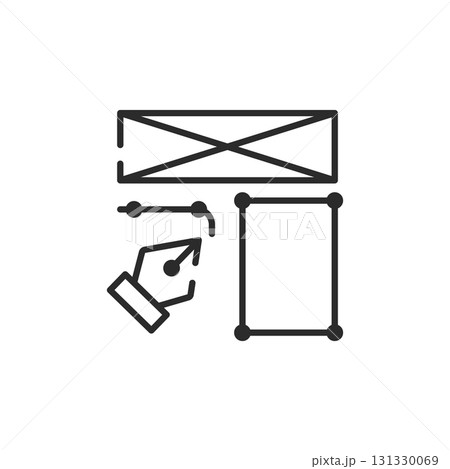 UI UX Design Tools Icon 131330069