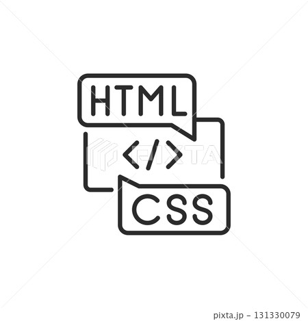 HTML CSS Iconのイラスト素材 [131330079] - PIXTA