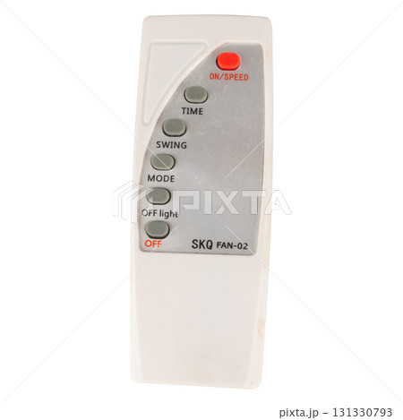 Air Conditioner Remote Control Isolated on White Background Home Appliance Concept 131330793