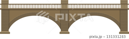 Elevated stone bridge with arches spanning a dark void, showcasing architectural design and structure. Elevated stone bridge with arches spanning a dark void, showcasing architectural design and structure. 131331283