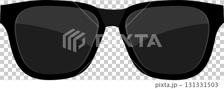 Stylish dark eyewear with sleek frames for sun protection and fashion-forward appearance. 131331503