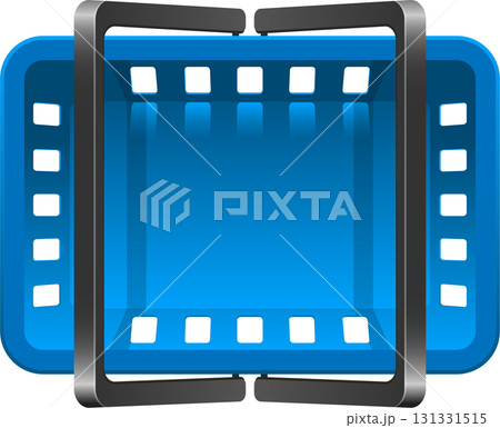 Abstract blue storage container featuring multiple partitions and a gray holding structure. Abstract blue storage container featuring multiple partitions and a gray holding structure. 131331515