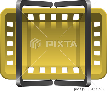 Vintage Camera Film Roll Icon: A retro photographic film depiction evoking nostalgia and imagery. Vintage Camera Film Roll Icon: A retro photographic film depiction evoking nostalgia and imagery. 131331517