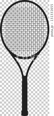 A close up shot of a racket used in competitive sports such as tennis and racketball. 131331655